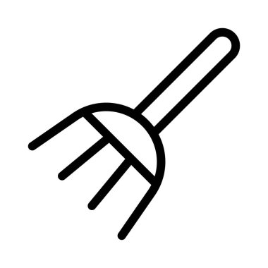 tarım ince çizgi vektör simgesi