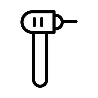 ekipman ince çizgi vektör simgesi