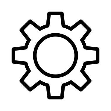 ince çizgi vektör simgesi yapılandırma