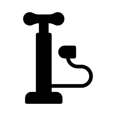 bisiklet glyph düz vektör simgesi