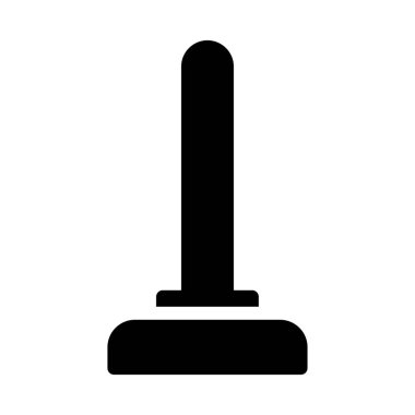 glif düz vektör Temizleme simgesi