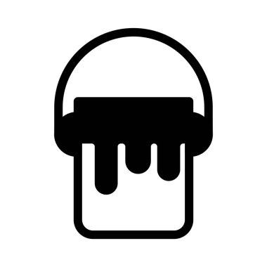 renk glyph düz vektör simgesi