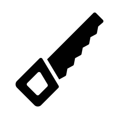 axe glyph düz vektör simgesi