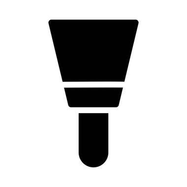 fırça glif düz vektör simge