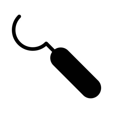 araçlar glyph düz vektör simgesi