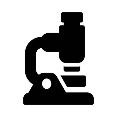 laboratuvar glyph düz vektör simgesi