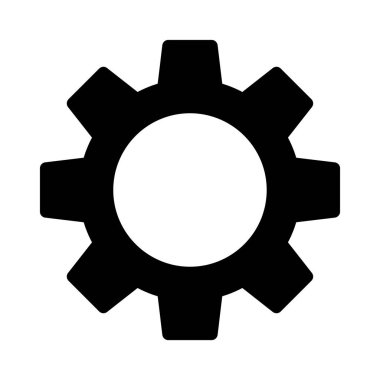 glif düz vektör simgesini yapılandırma