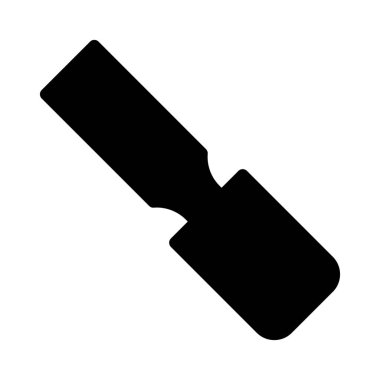 inşaat glyph düz vektör simgesi