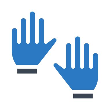 el glyph renk vektör simgesi