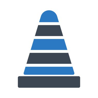 acil glyph renk vektör simgesi