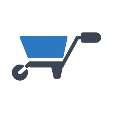 el kamyon glyph renk vektör simgesi