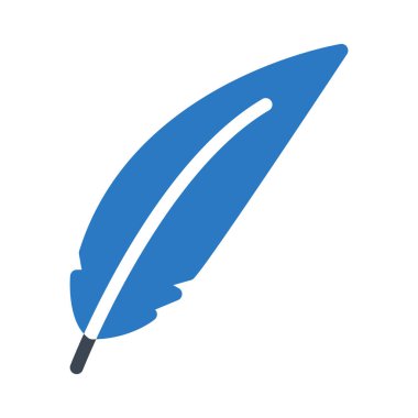 kalem glyph renk vektör simgesi