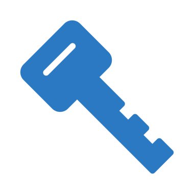 kilit glyph renk vektör simgesi