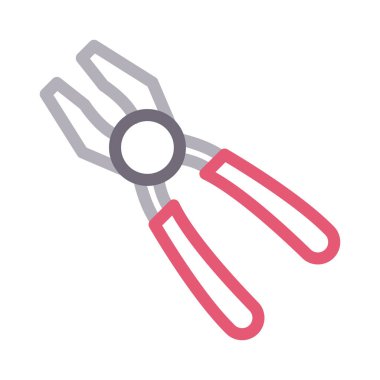 araçlar renk çizgisi vektör simgesi