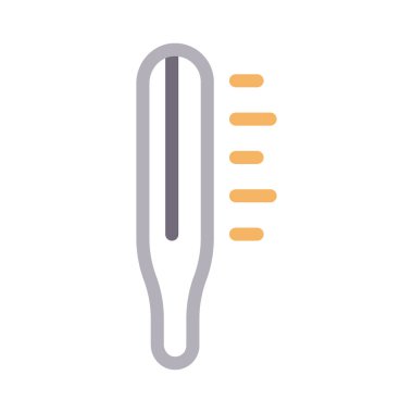 sıcaklık renk çizgi vektör simgesi