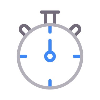 geri sayım renk çizgisi vektör simgesi