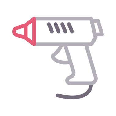 silah renk çizgisi vektör simgesi