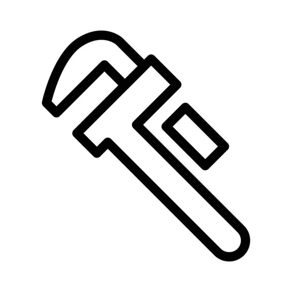 Werkzeuge Thin Line Vektor Symbol — Stockvektor
