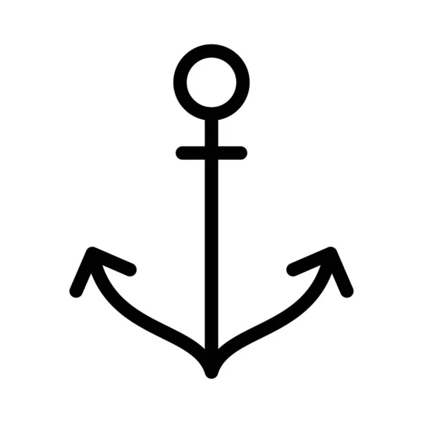 Ikony Wektor Linii Morskiej Cienkiej — Wektor stockowy
