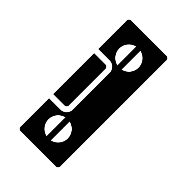 Werkzeuge Glyphen Flache Vektorsymbol — Stockvektor