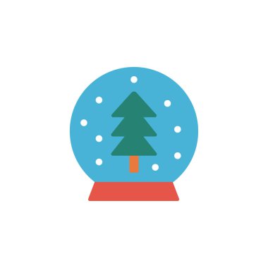 buz glyph düz vektör simgesi