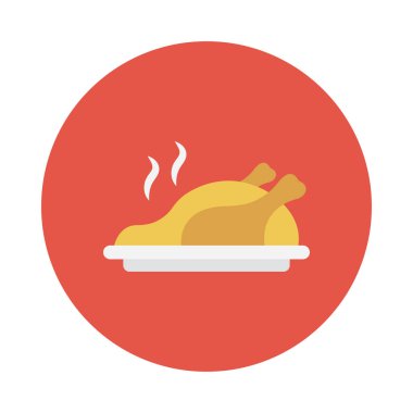 bacak parçası glyph düz vektör simgesi