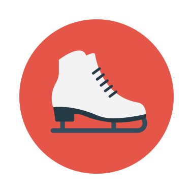 paten glyph düz vektör simgesi