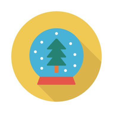 buz glyph düz vektör simgesi