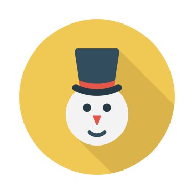 Noel glyph düz vektör simgesi