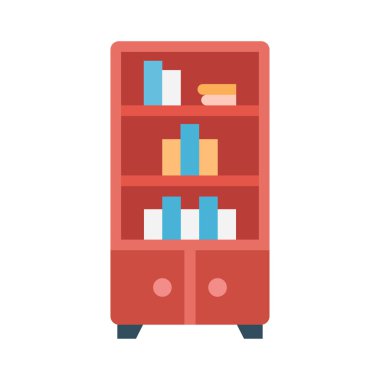 iç glyph düz vektör simgesi