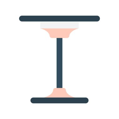 tablo glyph düz vektör simgesi