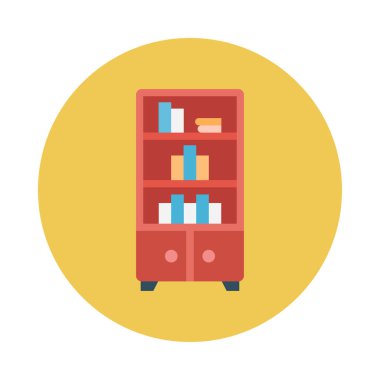 iç glyph düz vektör simgesi