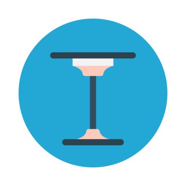 tablo glyph düz vektör simgesi