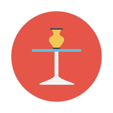 iç glyph düz vektör simgesi