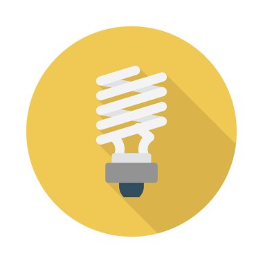 enerji tasarrufu glyph düz vektör simgesi