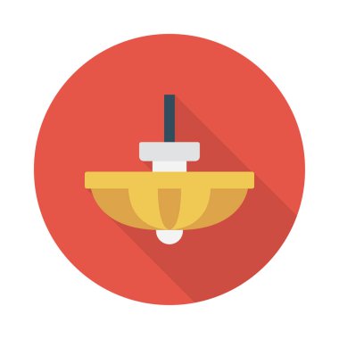 dekorasyon glyph düz vektör simgesi