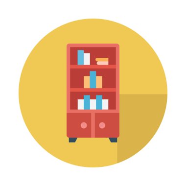 iç glyph düz vektör simgesi