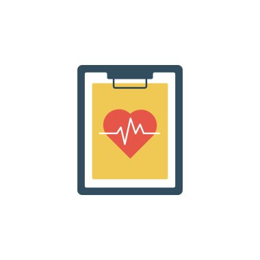 glyph düz vektör simgesini rapor