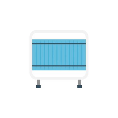 perde glyph düz vektör simgesi