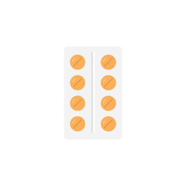 tıbbi glyph düz vektör simgesi