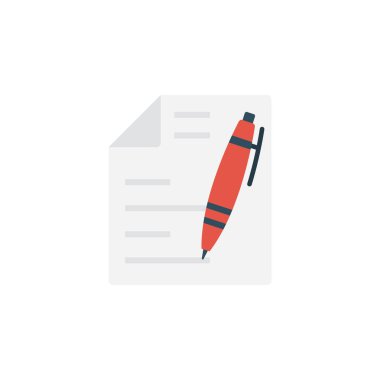 gph düz vektör simgesi yazmak