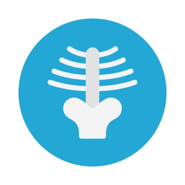 iskelet glyph düz vektör simgesi