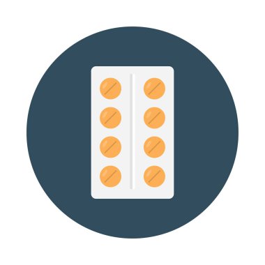 tıbbi glyph düz vektör simgesi