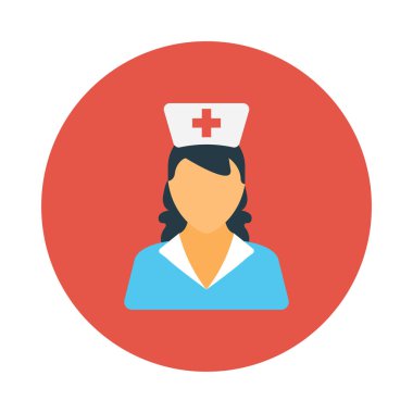 personel glyph düz vektör simgesi