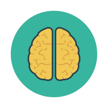 fikir glyph düz vektör simgesi