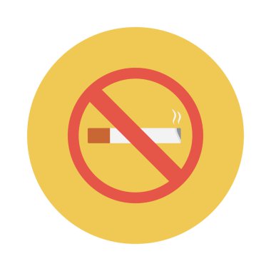 ban glyph düz vektör simgesi