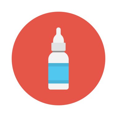 eczane glyph düz vektör simgesi