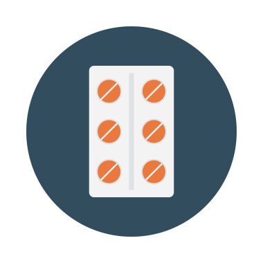 tabletler glyph düz vektör simgesi