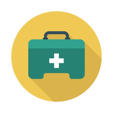 Düz simge vektör yardım