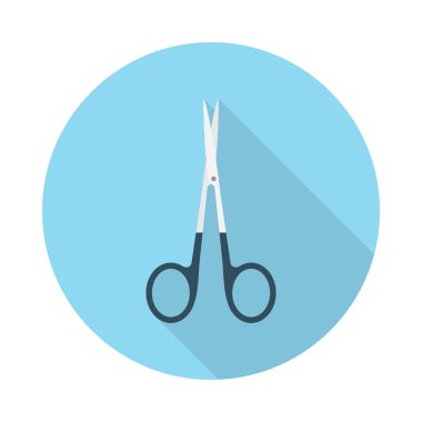 kesme glif düz vektör simge